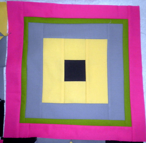 Block 12 -Modern Solids Patchwork Squared