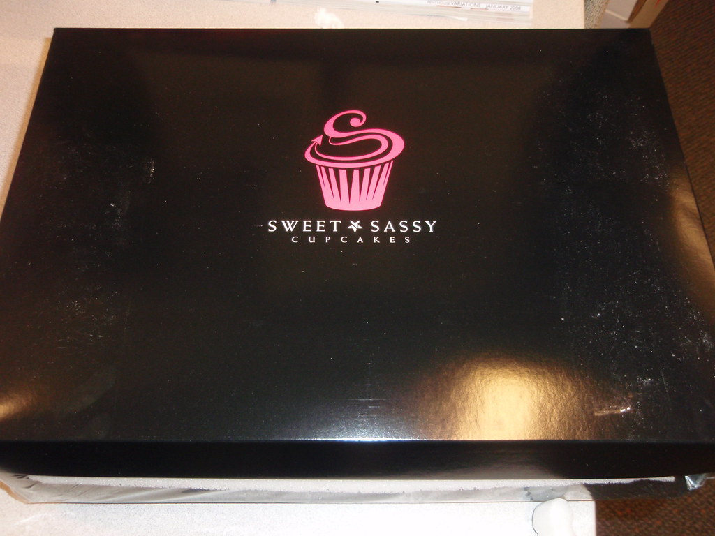 Box from Sweet-N-Sassy Cupcakes