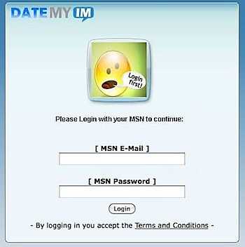 MSN/Live Phishing Site