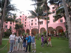 Hotel hopper group at the Royal Hawaiian