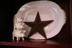 Pigs with Pottery Platter