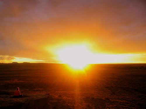 Sunset at Petrified Forest