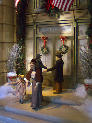 Macy's Department Store, in Saint Louis, Missouri, USA - Window Christmas display 1