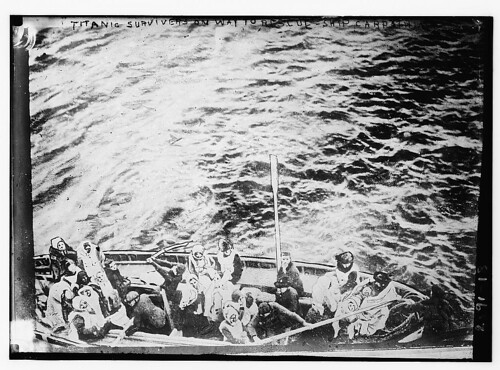 Titanic Lifeboats on the Way to Carpathia
