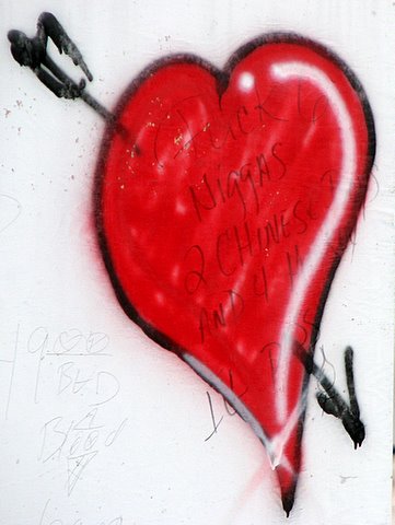 valentine in front of subway stlouis 120208