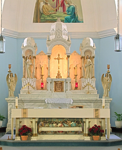 Saint Joseph Roman Catholic Church, in Bonne Terre, Missouri, USA - altar