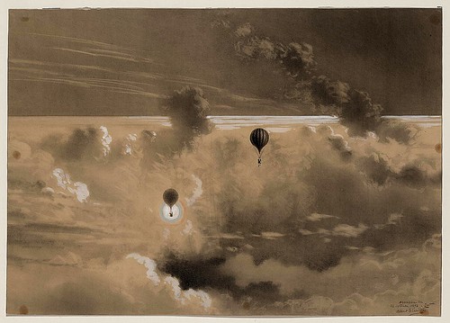 08-Ascensión a 700 metros en septiembre de 1876 en el globo Zénith