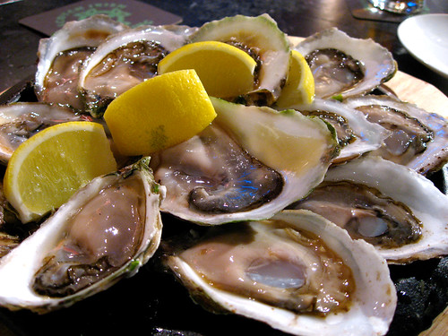 Of course, raw oysters were a must. They had only Malpeques that night.