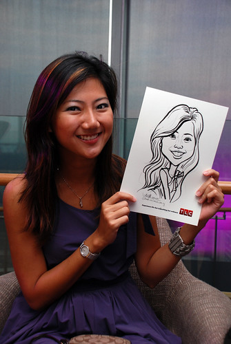 Caricature live sketching for TLC - 3