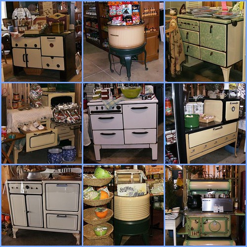 Antique Stoves and Washers