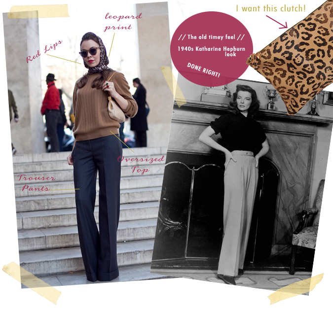 Katharine Hepburn Outfit Inspirations