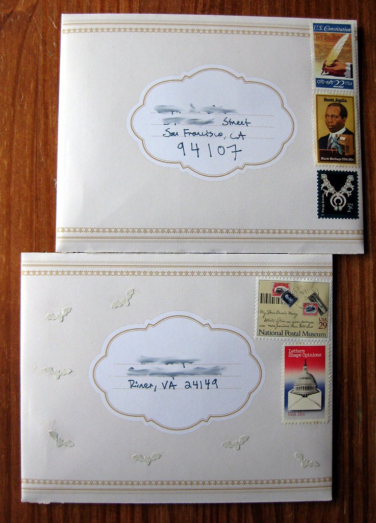 Antiquarian envelopes