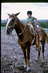 James on a horse in Mexico. (08/1973)