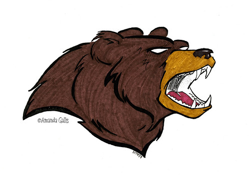 bruins logo bear. GO BRUINS! this is a new logo