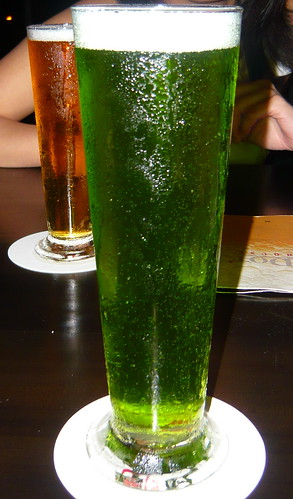 Green spirulina beer!