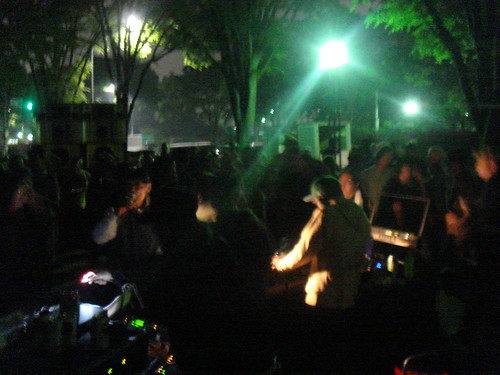 Outdoor dance party Tokyo