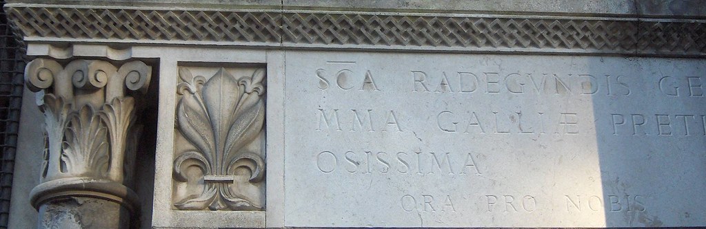Sancta Radegundis, gemma Galliae pretiosissima, ora pro nobis