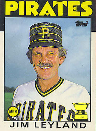 Baseball Card Bust: Jim Leyland, 1986 Topps