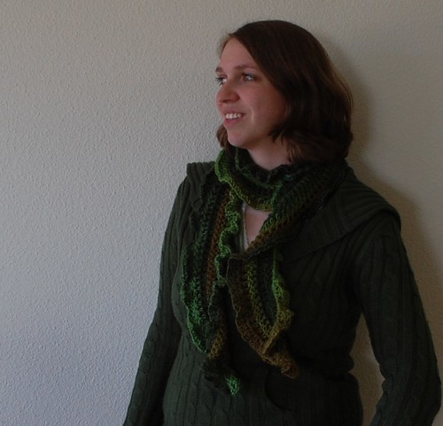 Green Tea scarf from Debbie Mumm Traditions