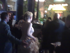 Cate Blanchett leaving opening party