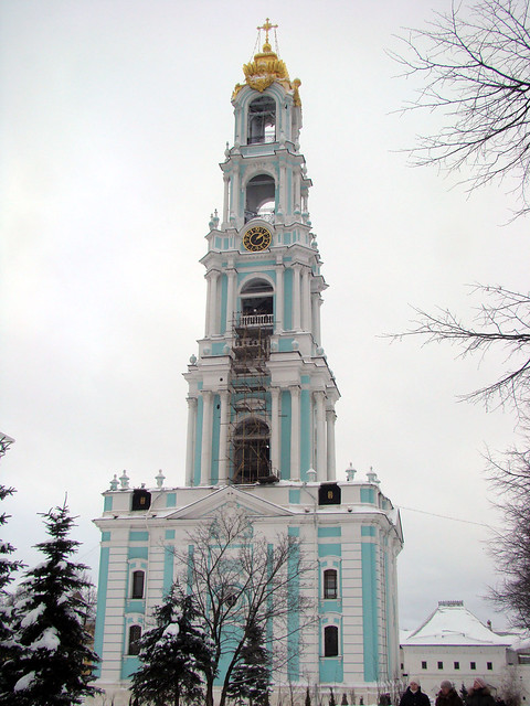Bell tower. Sergiev posad, Russia