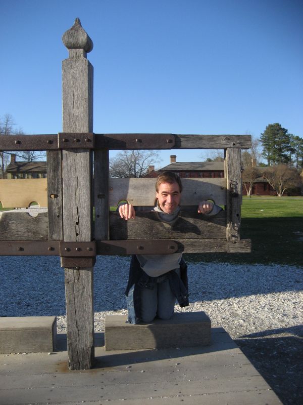 The Professor in the pillory
