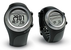 My new equipment for Shanghai Intl. Marathon with Garmin GPS-enabled sport watch with a wireless heart rate monitor