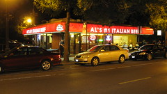 The Original Al's Italian Beef on West Taylor Street. Chicago Illinois. Tuesday, July 14th 2009.