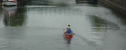 Canoeing on the Canal