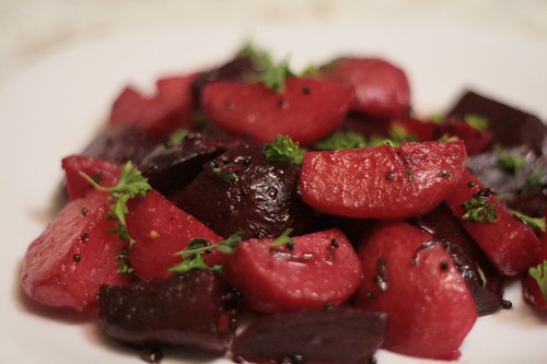 Spicy Sauteed Beets