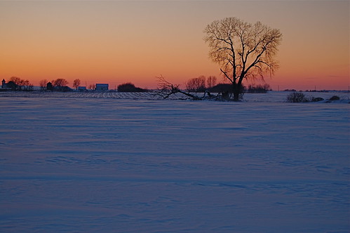 Winter sunset 1/22
