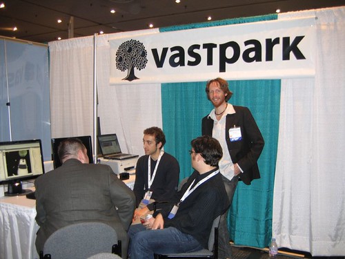 Virtual Worlds 2008 - VastPark Booth