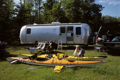 Kayaks extend Airstream adventures