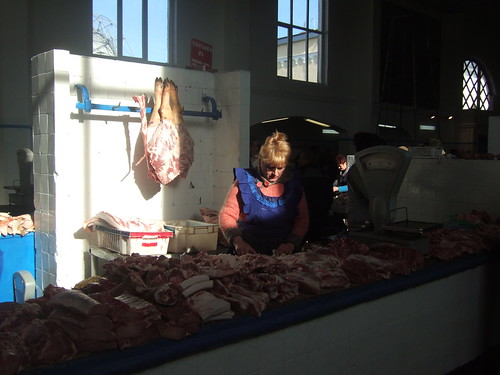 Meat at Privoz Market, Odessa