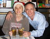 Brad & I with hot toddies