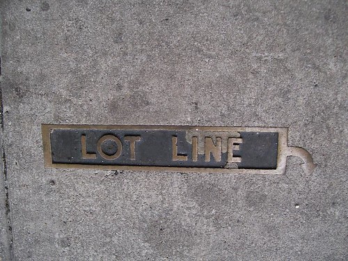 lot line