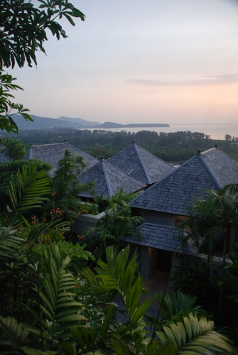 View across some of the 1 bedroom villas at Phuket Pavilions