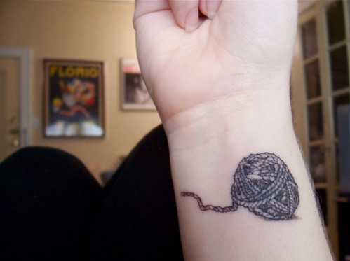 coordinates · handspun tattoo · wrist portrait - yarn tattoo 