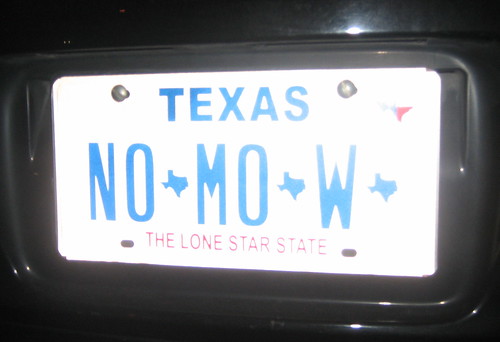 no mo w license plate photo by jessamyn