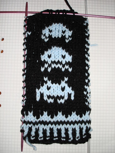 Space Invaders sample swatch