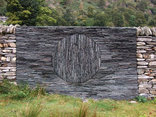 Going Up by RoystonVasey. andy goldsworthy stone wall