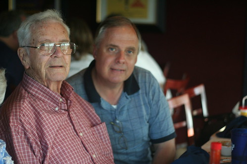 Cliff and his Dad celebrate his 88 th birthday