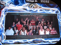 Our Tower of Terror pic; we're in the top row. (10/07/07)