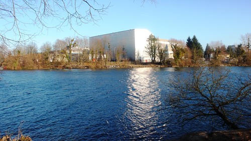 A view across the Aare towards South - Sultec factory - earlier Sulzer