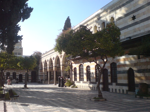 Azem Palace courtyard by shamsouri