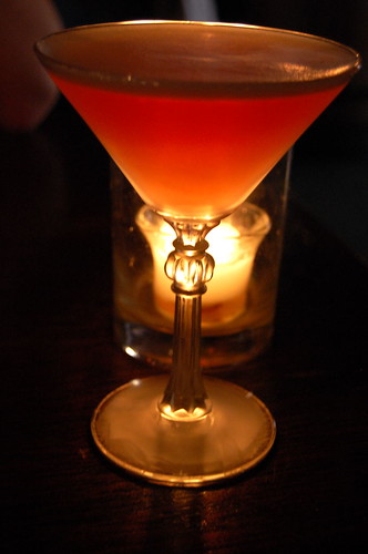 The 177 Martini (raspberry liqueur, vodka, grenadine, sour mix)