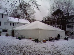 Winter Frame Tent:  40 x 40 with heat