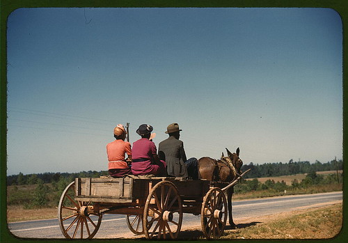 Going to town on Saturday afternoon, Greene Co., Ga. (LOC)