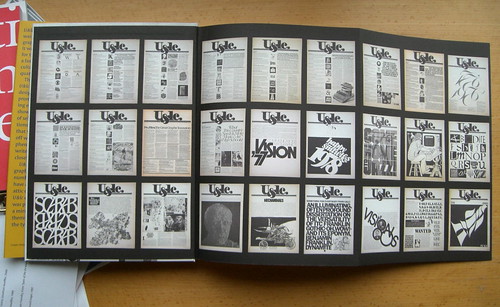 U&lc book cover inside unfolded