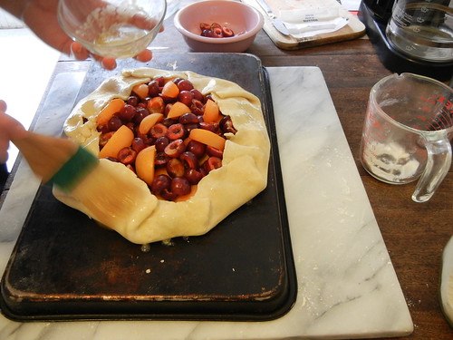 Peach and Cherry Galette _ 3026